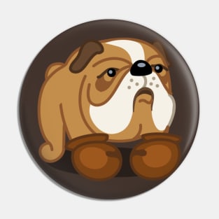 Bulldog Boxer tshirt - Dog Gifts for Boxer and Bulldog Pet Lovers Pin
