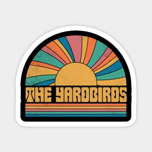 Graphic Yardbirds Name Distressed Birthday Vintage Style Magnet