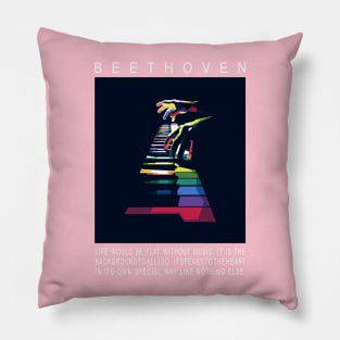 Beethoven Quotes Pillow