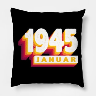 Januar 1945 0 79 Jahren Mann Frau Geburtstag Pillow