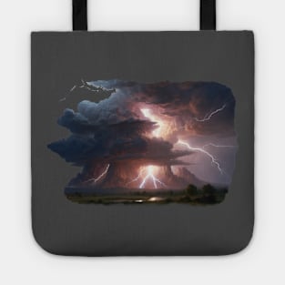 Thunderstorm on a Mountain Tote