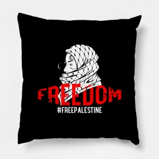 Freedom #FREEPALESTINE - Fight For Their Freedom Pillow