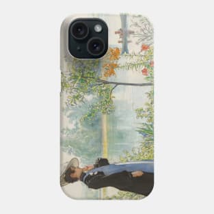 Karin by the Shore by Carl Larsson Phone Case