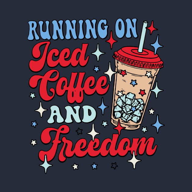 running on iced coffee and freedom gift for you by Kenelm Newton shop