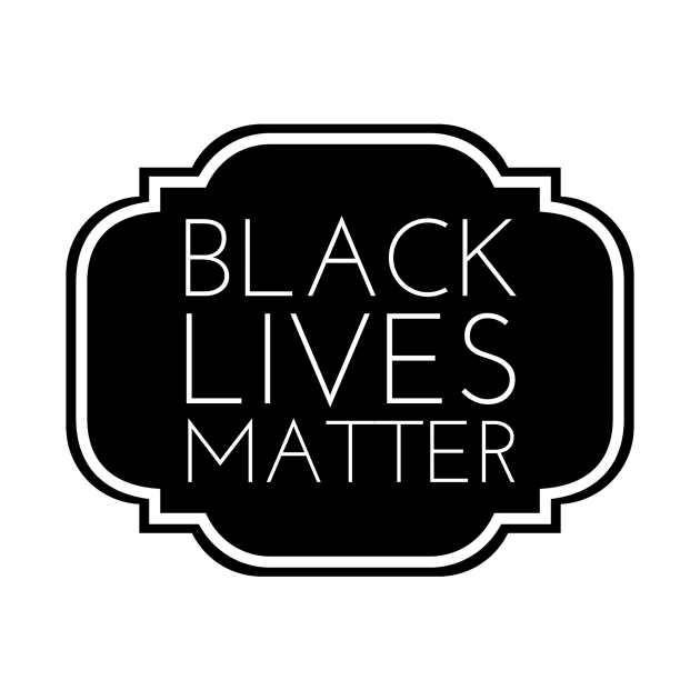 Black Lives Matter - Shield by Just for Shirts and Grins