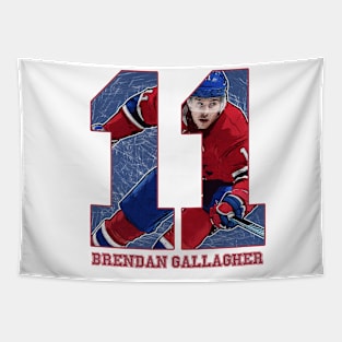 Brendan Gallagher Montreal Game Tapestry