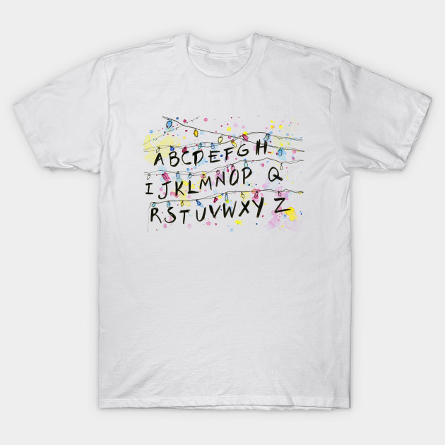 Stranger Things Christmas Lights Alphabet Stranger Things