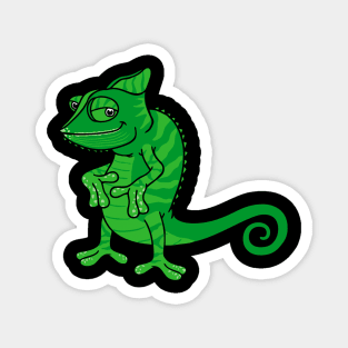 Funny Chameleon Magnet