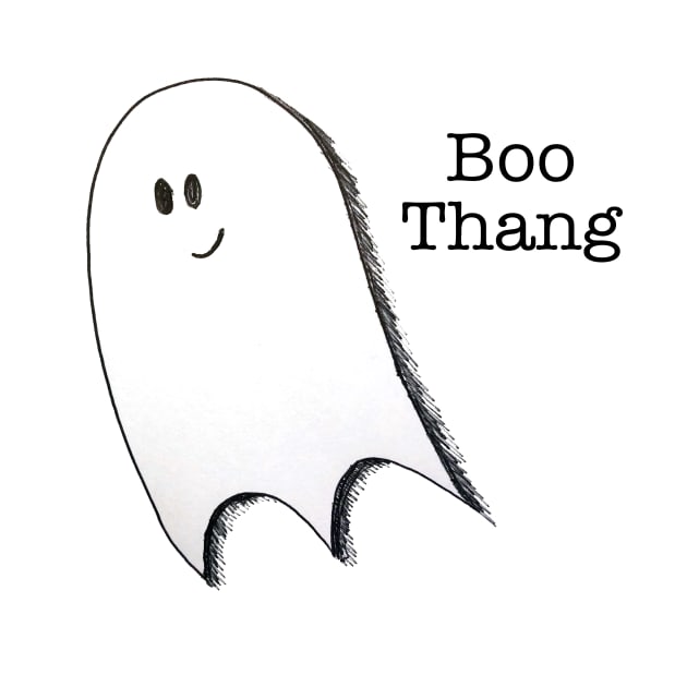 Boo thang ghost by Lavenderbuttons