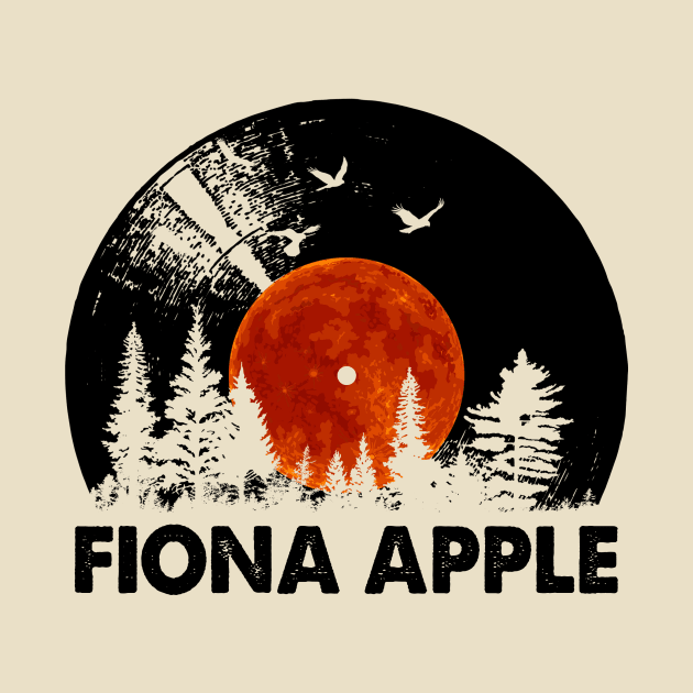 Fiona Name Record Music Forest Gift by Mountain River Landscape