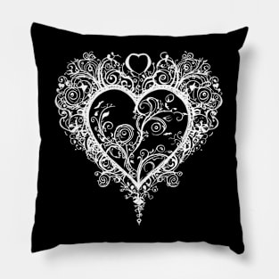 Ai Art | Fancy Heart Pillow