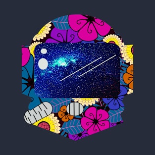 astronaut full flowers T-Shirt