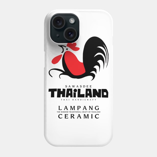 Lampang Ceramic Thai Handicraft Phone Case by KewaleeTee