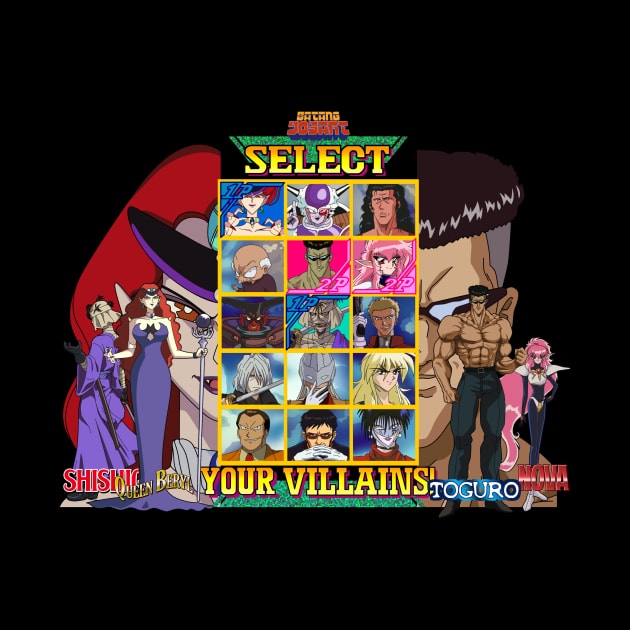 Select 90s Villains by Batang 90s Art