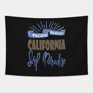 Pacific Ocean California Surf Paradise Tapestry