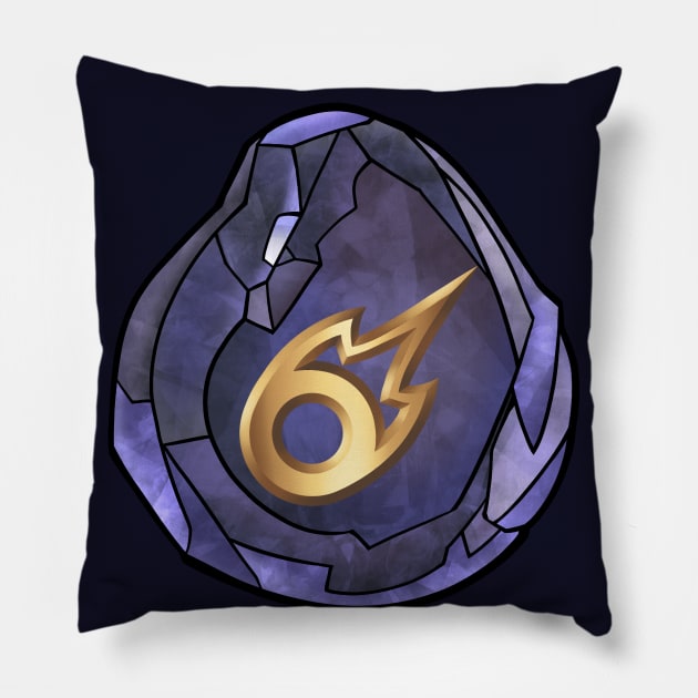 Black Mage Soul - FF14 Job Crystal Pillow by SamInJapan