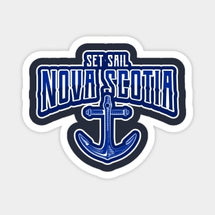 EAST Coast Nova Scotia Nautical Blue Anchor Magnet