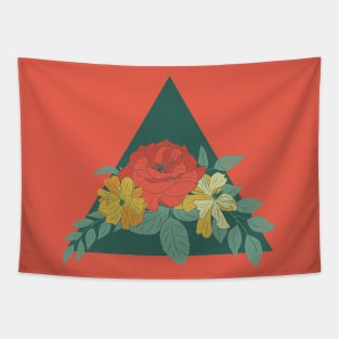 An aesthetic flower design Tapestry