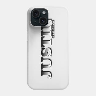 JUSTIN. MY NAME IS JUSTIN. SAMER BRASIL Phone Case