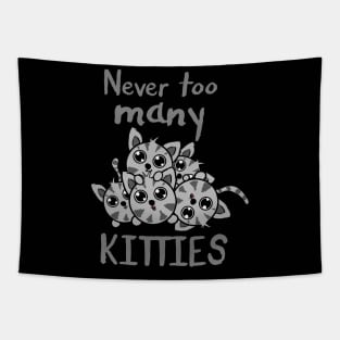 Never too many kitties Tapestry