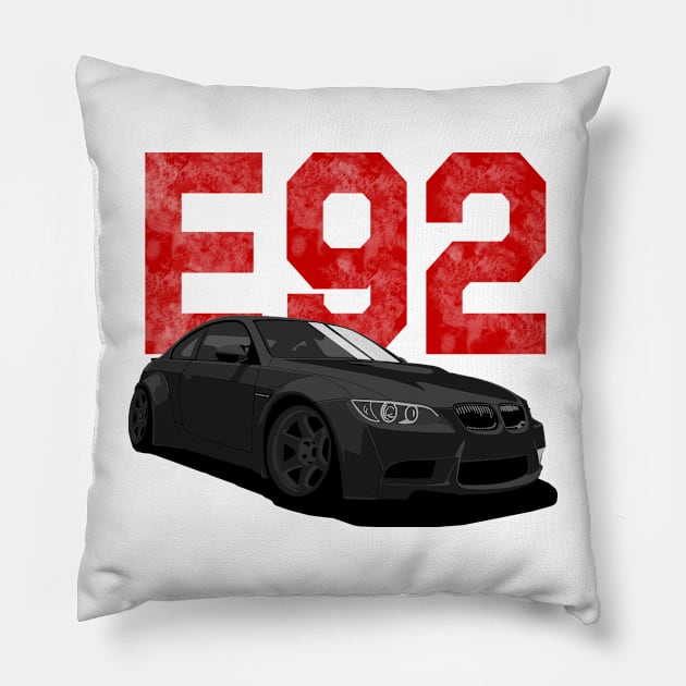 BMW M3 e92 GTS 2006-2013 Pillow by Rebellion Store