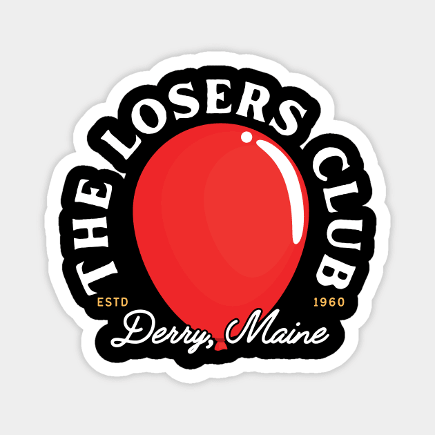 The Losers Club Magnet by HorrorHaberdashery