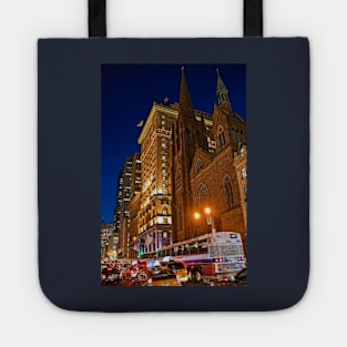 USA. New York. Manhattan. Fifth Avenue Presbyterian Church. Tote