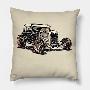 Vintage Hot Rod Pillow