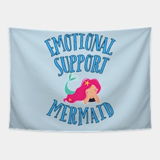 Emotional Support Mermaid Tapestry