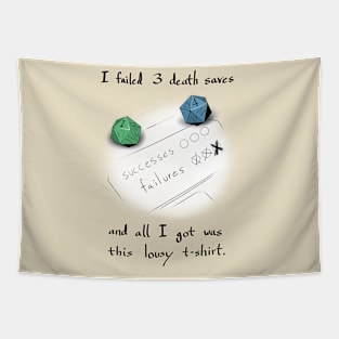 The Dice Give And The Dice Take Away Tapestry