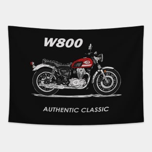 Kawasaki W800 Dark edition Tapestry