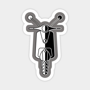 2Tone Scooter Magnet