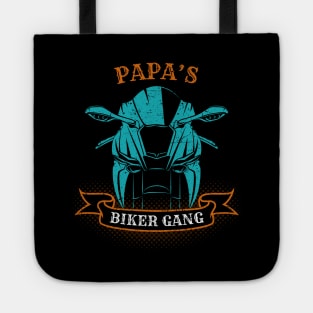 Papa's Biker Gang Father's Day Tote