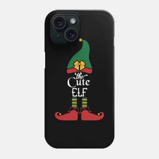 The Cute Elf Matching Family Group Christmas Party Pajama Phone Case