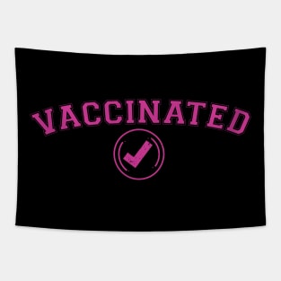 Vaccinated Check i am vaccinated Tapestry