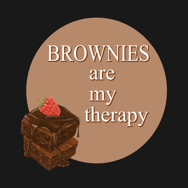 Brownies Are My Therapy by Digivalk