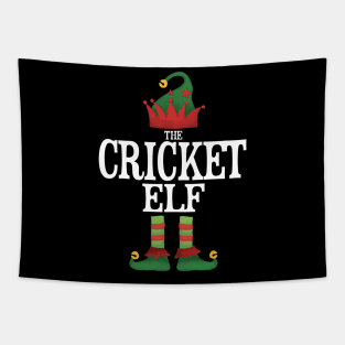 Cricket Elf Matching Family Group Christmas Party Pajamas Tapestry