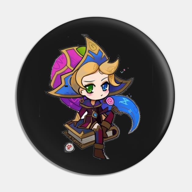 Zoe Witch Chibi Pin by sujeto3571