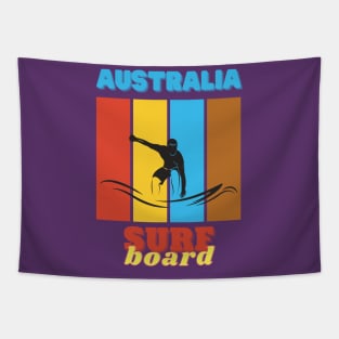 Australia surf board Tapestry
