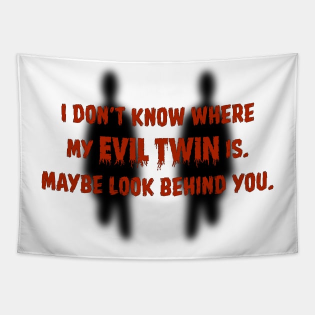 Evil Twins Tapestry by Wolff Din Productions