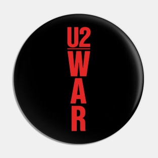 U2 War Logo Pin