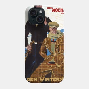 Für den Wintersport Germany Vintage Poster Phone Case