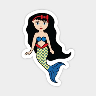 Princess Themed Mermaid Magnet