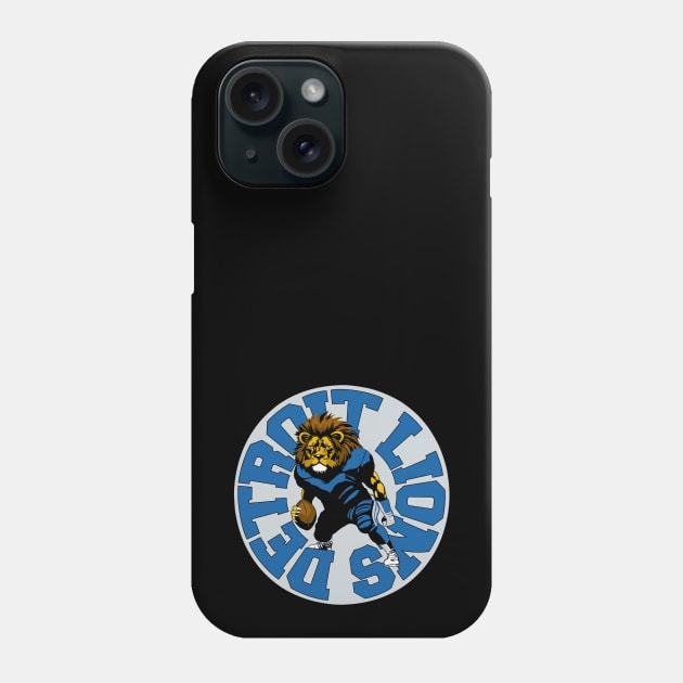 Lions Football (Circle Version) Phone Case by Colonel JD McShiteBurger