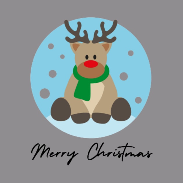 Rudolph The Red Nose Reindeer Christmas Shirt by onestarguitar