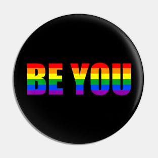 Be You Lgbt Flag Gay Pride Month Transgender Pin