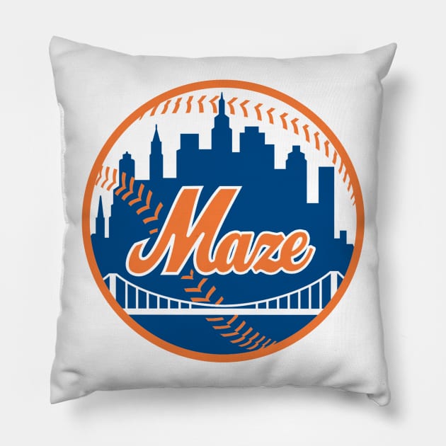 NY Maze Pillow by cuairish