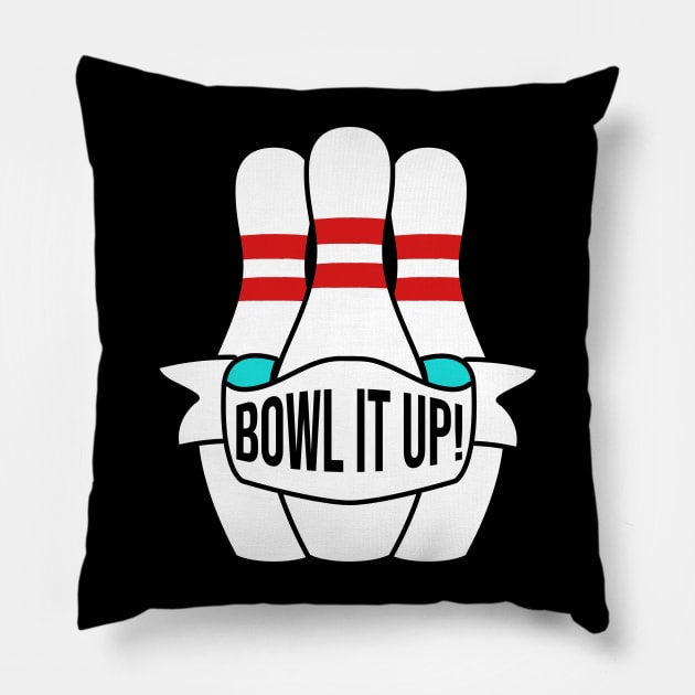 Pleasant Bowling It Up Artwork Pillow by star trek fanart and more