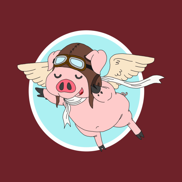 Pigs! Take to the skies! by Owllee Designs