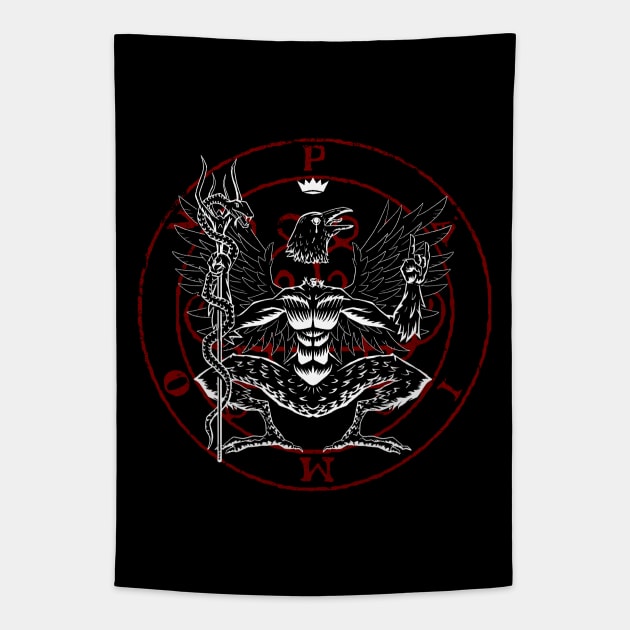 PAIMON v2 Tapestry by Krobilad